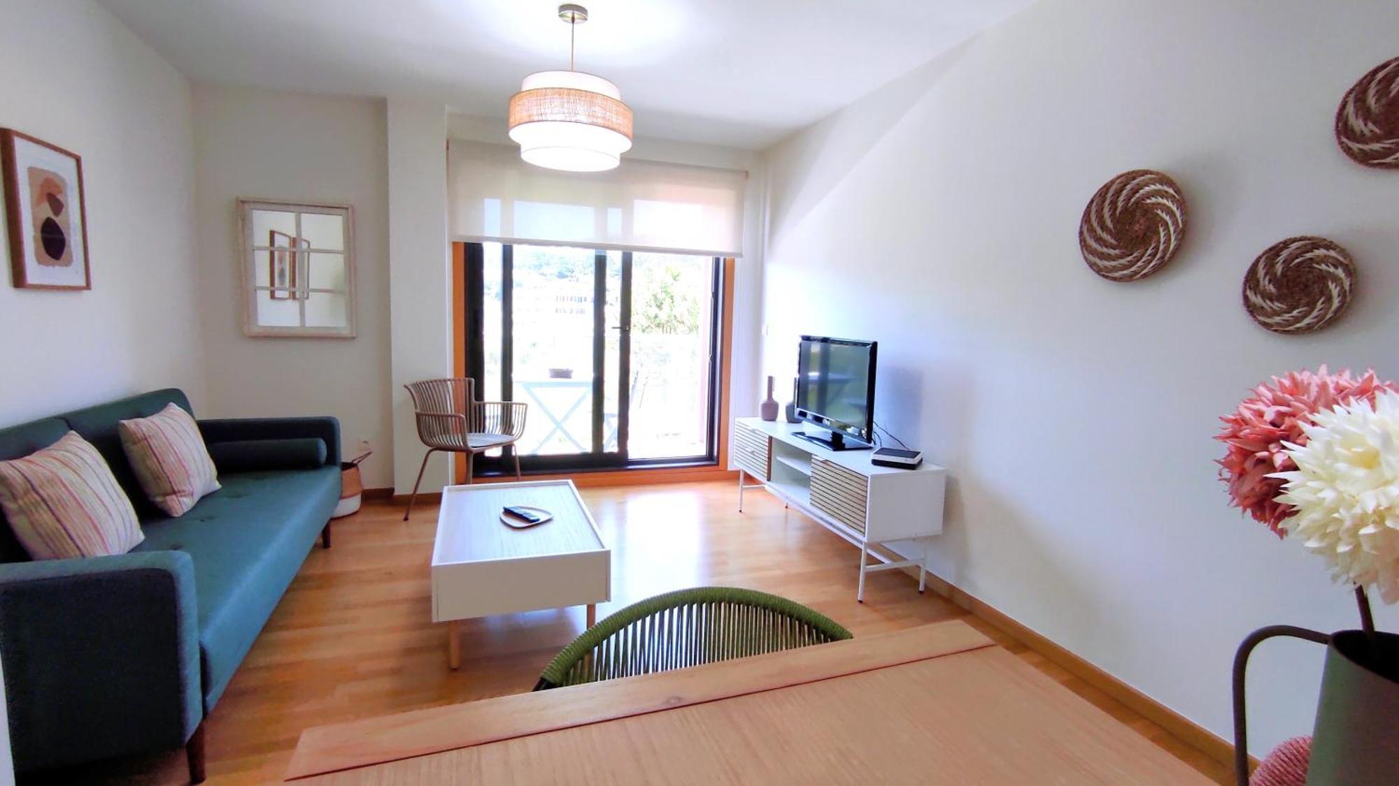 Un Rincon Con Vistas A La Ria, Playa Y Parking. Apartment Ribeira Ngoại thất bức ảnh